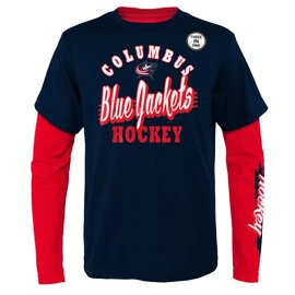 Tricou pentru copii Outerstuff TWO MAN ADVANTAGE 3 IN 1 COMBO COLUMBUS BLUE JACKETS