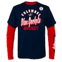 Tricou pentru copii Outerstuff  TWO MAN ADVANTAGE 3 IN 1 COMBO COLUMBUS BLUE JACKETS S