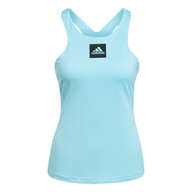 Tricou pentru femei adidas Paris Y-Tank Primeblue Aqua