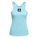 Tricou pentru femei adidas  Paris Y-Tank Primeblue Aqua M