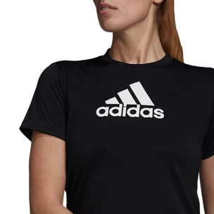 Tricou pentru femei adidas  Primeblue Designed 2 Move Logo Sport Black XS