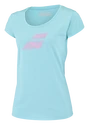 Tricou pentru femei Babolat  Exercise Flag Tee Women Angel Blue