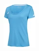 Tricou pentru femei Babolat  Play Cap Sleeve Top Women Cyan Blue