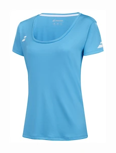 Tricou pentru femei Babolat  Play Cap Sleeve Top Women Cyan Blue