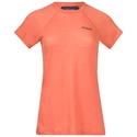 Tricou pentru femei Bergans  Floyen Wool Tee Orange