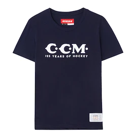 Tricou pentru femei CCM 125 Anniversary SS Tee Navy