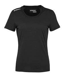 Tricou pentru femei CCM Crew Neck SS TEE Black