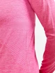 Tricou pentru femei Craft  Core Dry Active Comfort Zip Pink