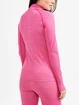 Tricou pentru femei Craft  Core Dry Active Comfort Zip Pink