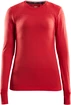 Tricou pentru femei Craft Keep WARM Fuseknit Comfort LS red