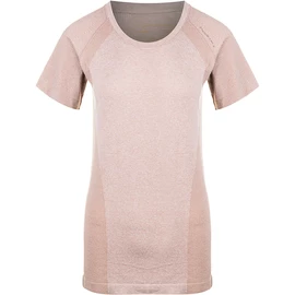 Tricou pentru femei Endurance Halen Seamless S/S Tee Warm Taupe