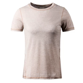 Tricou pentru femei Endurance Korrl Melange S-S Tee Warm Taupe