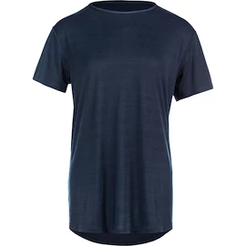 Tricou pentru femei Endurance Lizzy Slub Midnight Blue