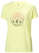 Tricou pentru femei Helly Hansen  Skog Recycled Graphic Tee Fadded Yallow XS