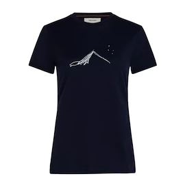 Tricou pentru femei Icebreaker Merino 150 Tech Lite SS T South Const Midnight Navy