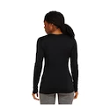 Tricou pentru femei Icebreaker Merino 200 Oasis LS Crewe Mountain Pulse Black