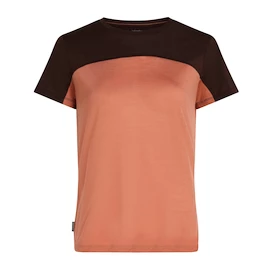 Tricou pentru femei Icebreaker Merino Cool-Lite Sphere III SS Te Colour Cedar Wood/Bittersweet/Cb