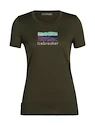 Tricou pentru femei Icebreaker  Tech Lite II SS Tee Trailhead Loden M