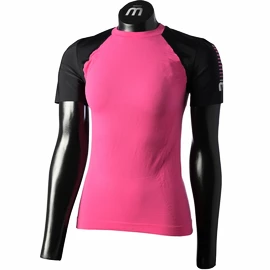 Tricou pentru femei Mico M1 Trail Round Neck Bubble