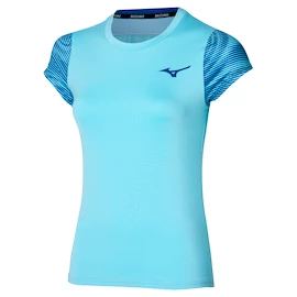 Tricou pentru femei Mizuno Charge Printed Tee Blue Glow