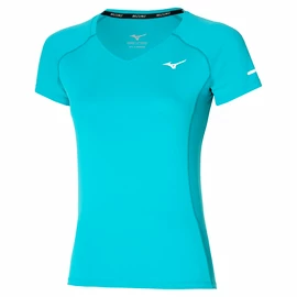 Tricou pentru femei Mizuno Sun Protect Tee Algiers Blue