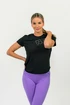 Tricou pentru femei Nebbia  FIT Activewear Functional T-shirt with Short Sleeves black