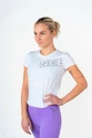 Tricou pentru femei Nebbia  FIT Activewear Functional T-shirt with Short Sleeves white