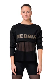 Tricou pentru femei Nebbia Intense Mesh T-shirt 805 black