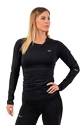 Tricou pentru femei Nebbia  Long Sleeve Smart Pocket Sporty Top 418 black