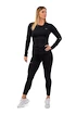 Tricou pentru femei Nebbia  Long Sleeve Smart Pocket Sporty Top 418 black XS