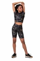 Tricou pentru femei Nebbia Ocean Selected Crop top Active 568 volcanic black