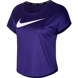 Tricou pentru femei Nike Swoosh Run Top SS Purple