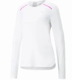 Tricou pentru femei Puma Run Cloudspun Marathon LS Tee Puma White