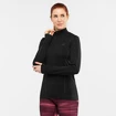 Tricou pentru femei Salomon  Comet Seamless HZ Black/Ebony