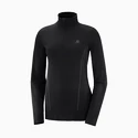 Tricou pentru femei Salomon  Comet Seamless HZ Black/Ebony