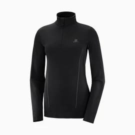 Tricou pentru femei Salomon Comet Seamless HZ Black/Ebony