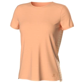 Tricou pentru femei Salomon Outline Summer SS Tee Apricot Ice