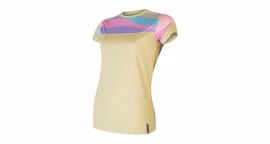 Tricou pentru femei Sensor Coolmax Impress Sand/Stripes