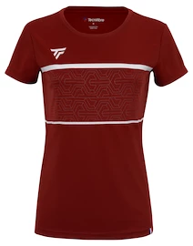 Tricou pentru femei Tecnifibre Club Tech Tee Cardinal