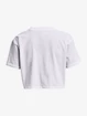 Tricou pentru femei Under Armour  BRANDED LOGO CROP SS-WH