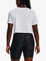 Tricou pentru femei Under Armour  BRANDED LOGO CROP SS-WH