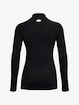 Tricou pentru femei Under Armour ColdGear Authentics Mockneck-BLK