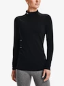 Tricou pentru femei Under Armour ColdGear Authentics Mockneck-BLK