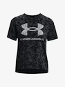 Tricou pentru femei Under Armour  LOGO AOP HEAVYWEIGHT SS-BLK