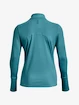 Tricou pentru femei Under Armour  Qualifier Run 2.0 1/2 Zip-BLU