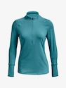 Tricou pentru femei Under Armour  Qualifier Run 2.0 1/2 Zip-BLU