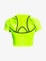 Tricou pentru femei Under Armour  Run Anywhere Crop SS-GRN