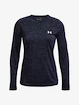 Tricou pentru femei Under Armour  Tech LS Crew Twist-NVY