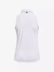 Tricou pentru femei Under Armour  Zinger Sleeveless Polo White