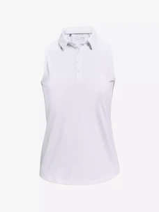 Tricou pentru femei Under Armour  Zinger Sleeveless Polo White